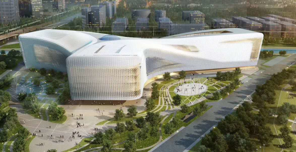 河南科技馆建筑沙盘模型 河南科技馆建筑沙盘模型