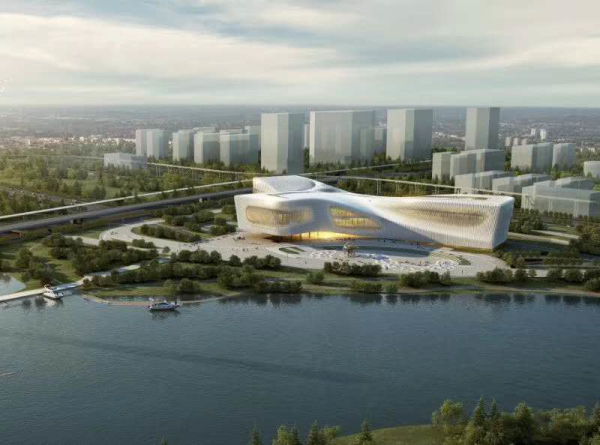 河南科技馆建筑沙盘模型 河南科技馆建筑沙盘模型